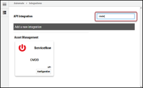ServiceNow CMDB - Search for Connector